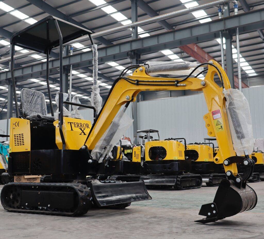 Top Compact & Mini Excavator Diggers- TYPHON Machinery terror mini excavator
