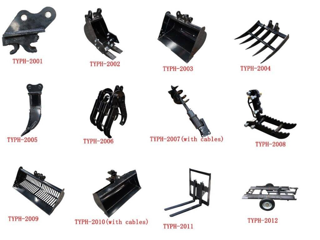 Top Compact & Mini Excavator Diggers- TYPHON Machinery Top Compact & Mini Excavator Diggers- TYPHON Machinery