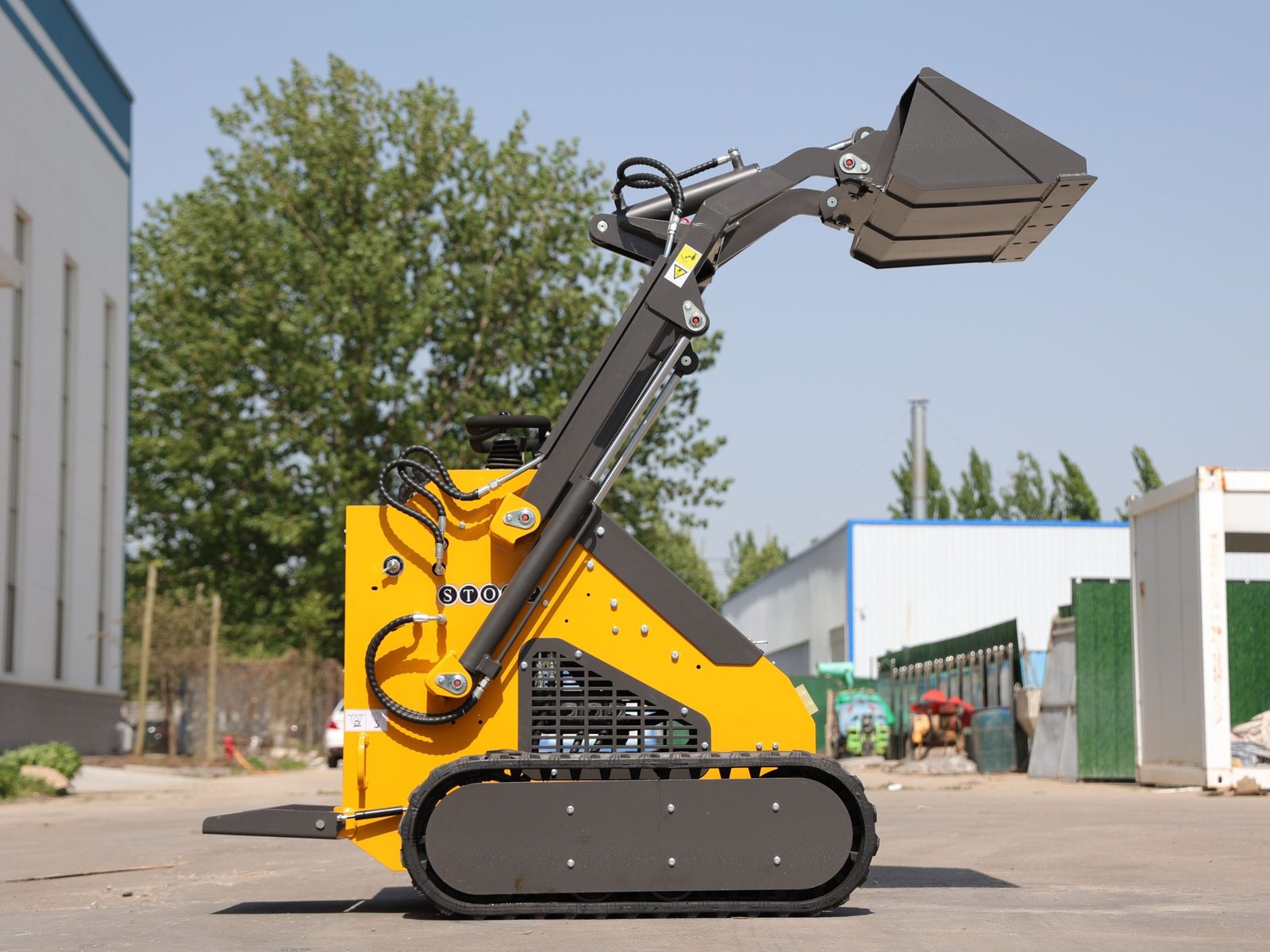 Top Compact & Mini Excavator Diggers- TYPHON Machinery Brand New TYPHON STOMP 2000lbs Mini Skid Steer Loader
