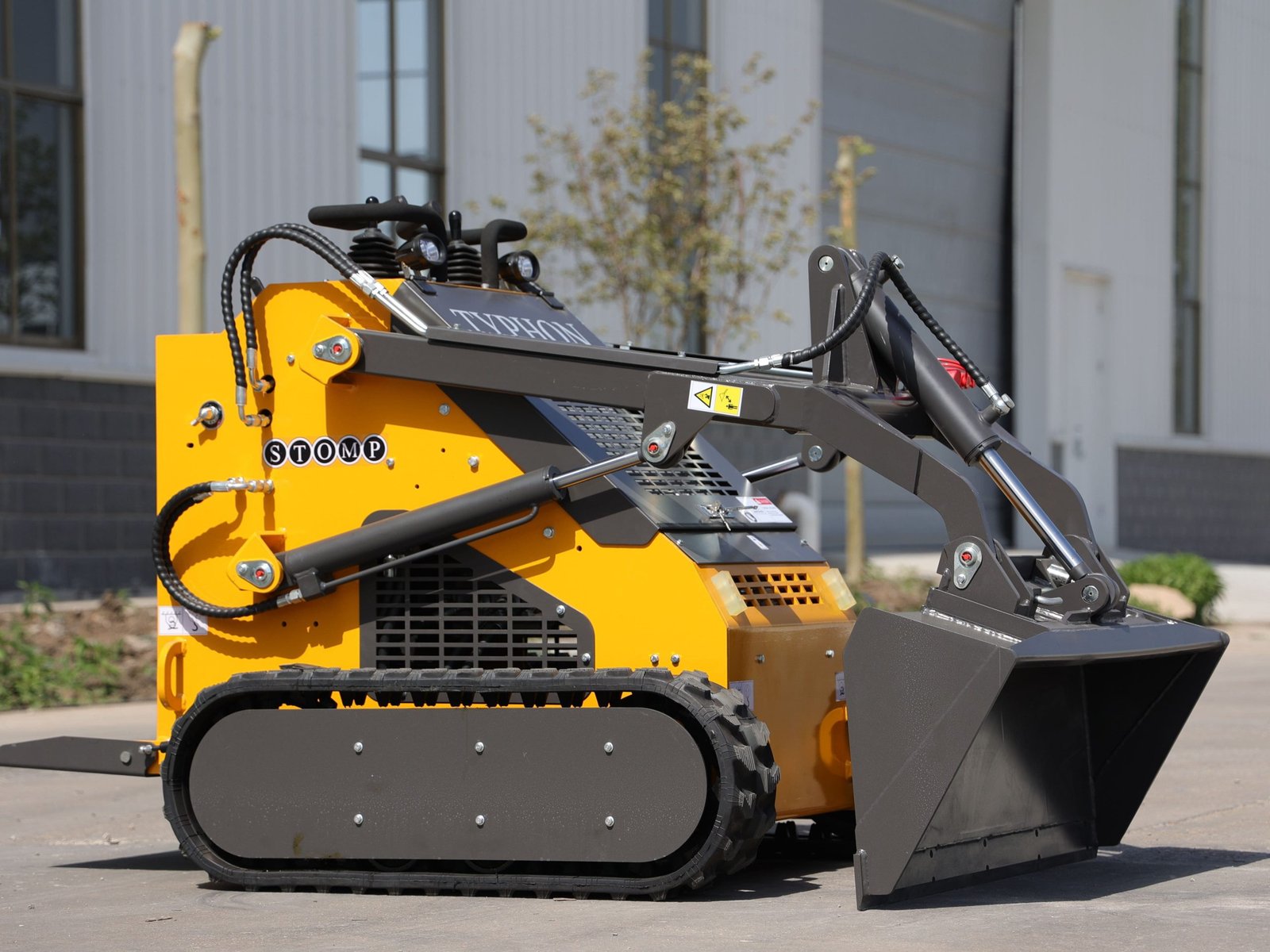 Top Compact & Mini Excavator Diggers- TYPHON Machinery Brand New TYPHON STOMP 2000lbs Mini Skid Steer Loader