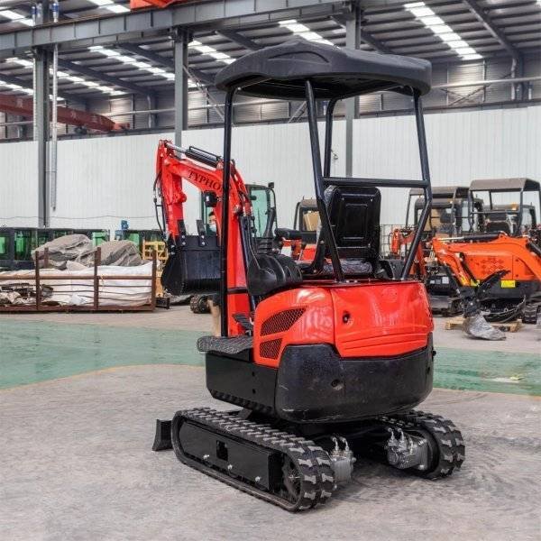 New 4,000 lb TYPHON Lux Mini Excavator Rubber Track with Kubota Diesel Engine USA - Image 8