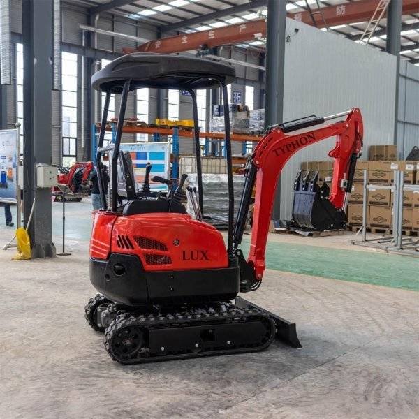 New 4,000 lb TYPHON Lux Mini Excavator Rubber Track with Kubota Diesel Engine USA - Image 9