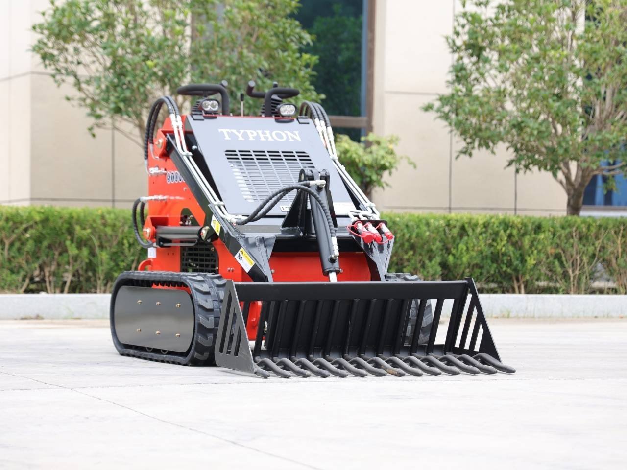 Skid Steer Loader Attachment Rock Bucket USA - Image 11