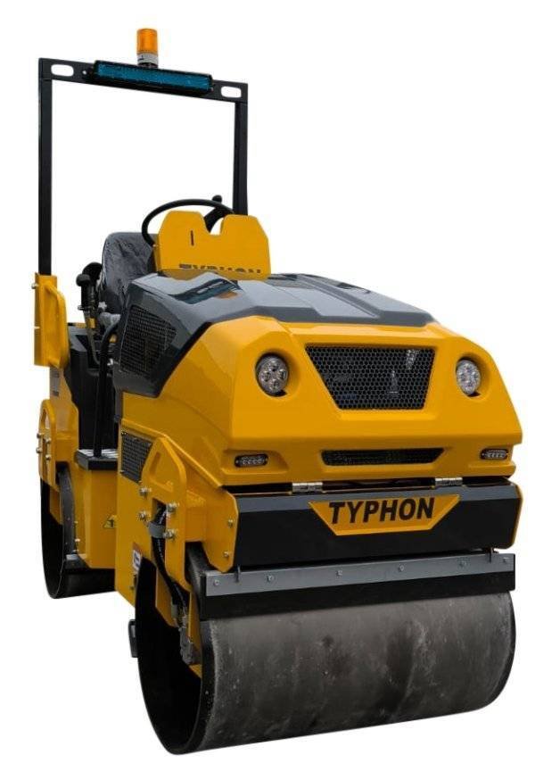 TYPHON FURY 1.5 Ton Vibratory Compactor Asphalt Roller USA - Image 2