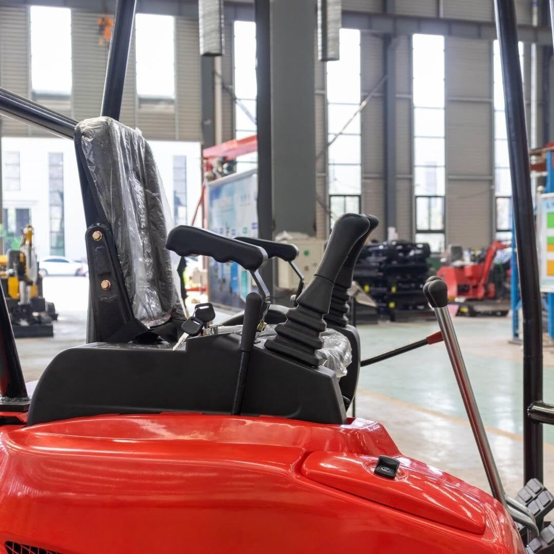 Top Compact & Mini Excavator Diggers- TYPHON Machinery New 4,000 lb TYPHON Lux Mini Excavator Rubber Track with Kubota Diesel Engine USA - Image 18