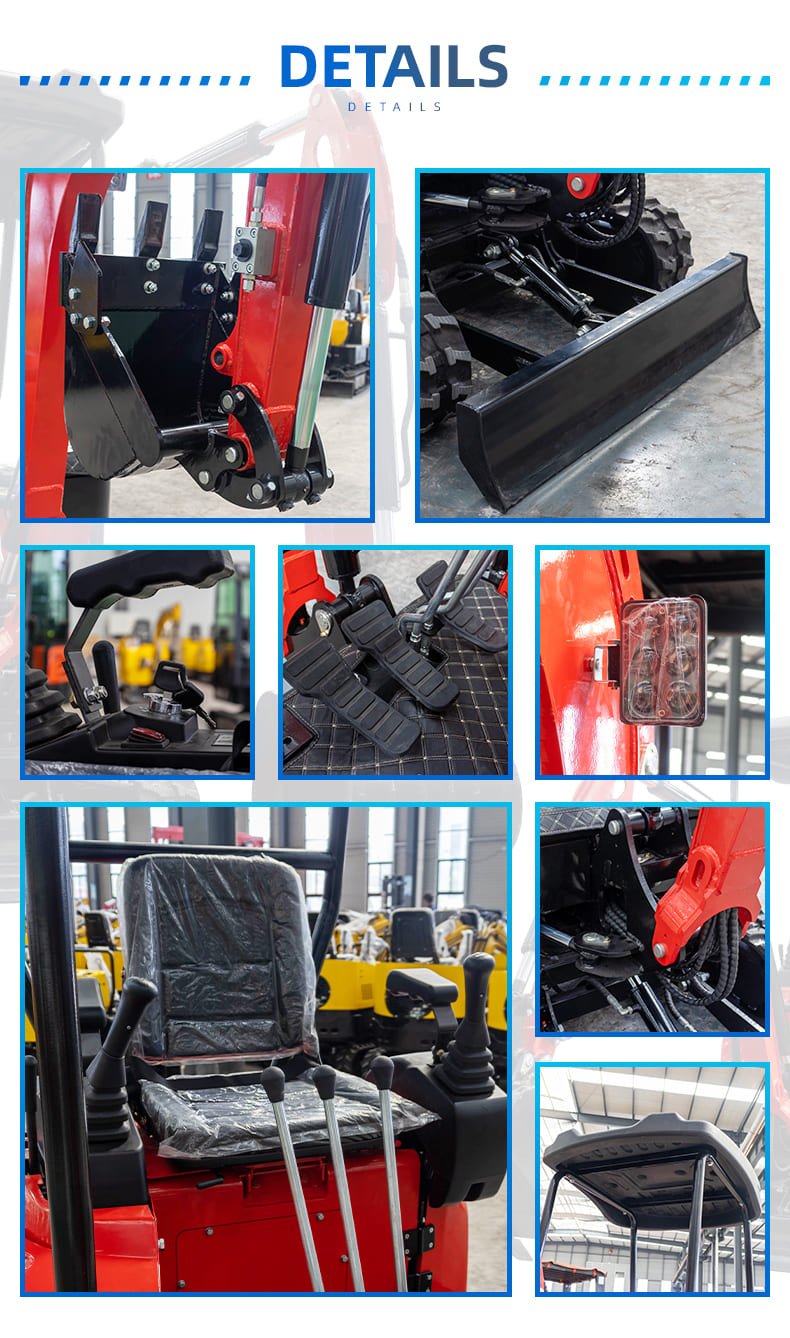 Top Compact & Mini Excavator Diggers- TYPHON Machinery New 4,000 lb TYPHON Lux Mini Excavator Rubber Track with Kubota Diesel Engine USA - Image 26