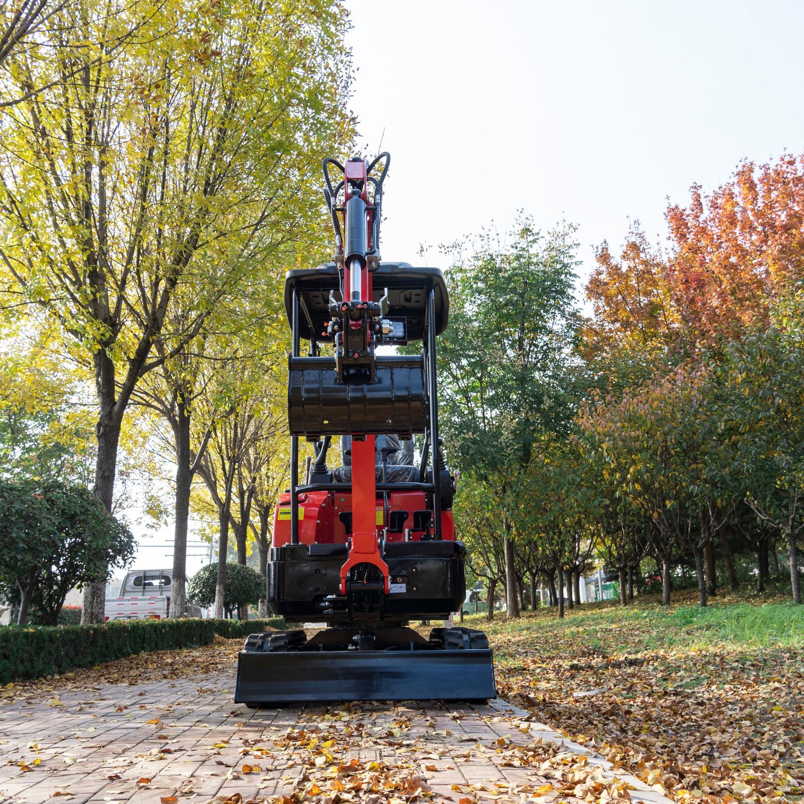 Top Compact & Mini Excavator Diggers- TYPHON Machinery New 4,000 lb TYPHON Lux Mini Excavator Rubber Track with Kubota Diesel Engine USA - Image 9