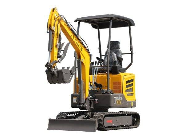 TYPHON TERROR XIX STORM Mini Excavator – 1.8 Ton Trench Digger with Boom Swing, Canopy - Image 6