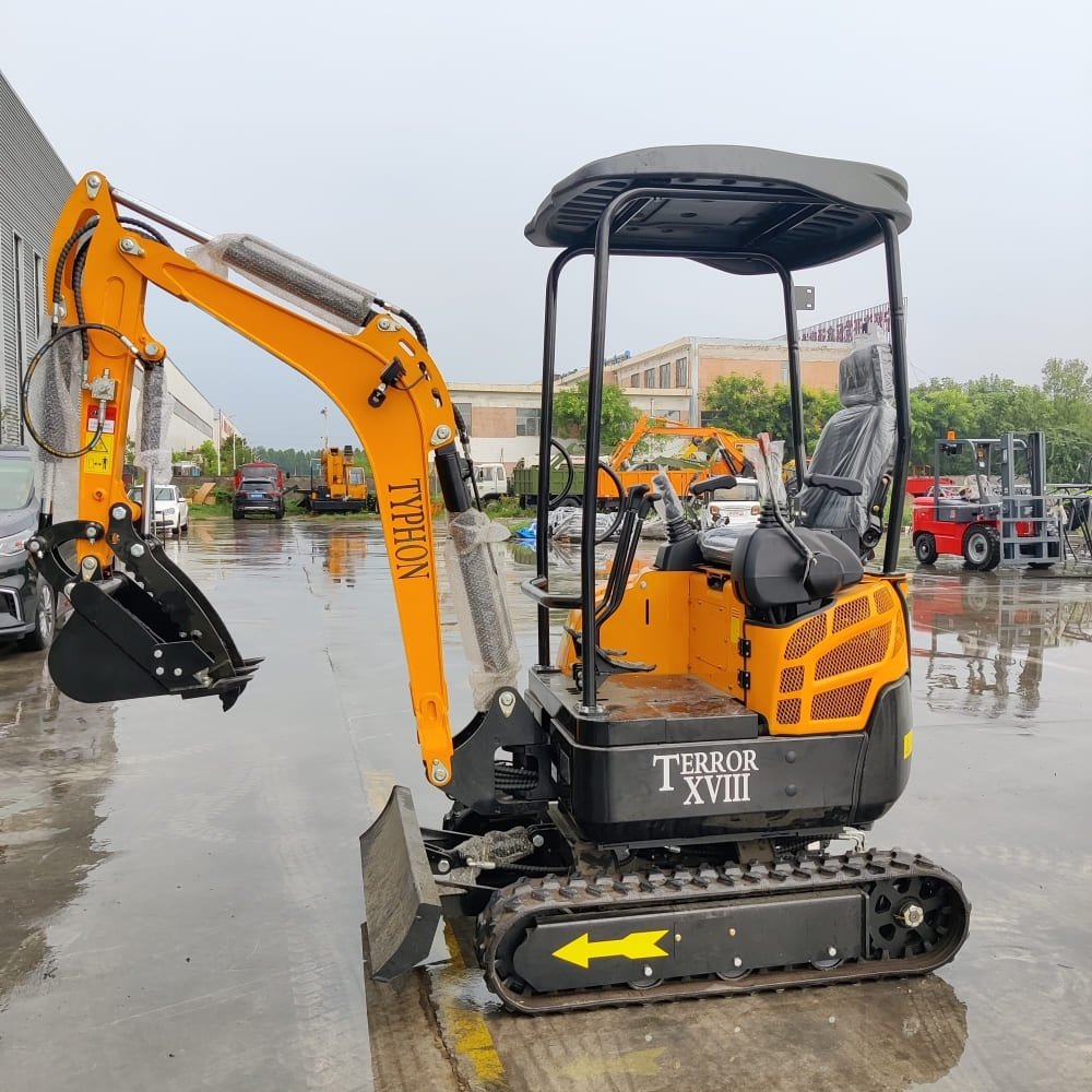 Top Compact & Mini Excavator Diggers- TYPHON Machinery TYPHON TERROR XVIII Mini Excavator – 4000lbs EPA Certified USA KUBOTA D902 engine - Image 18