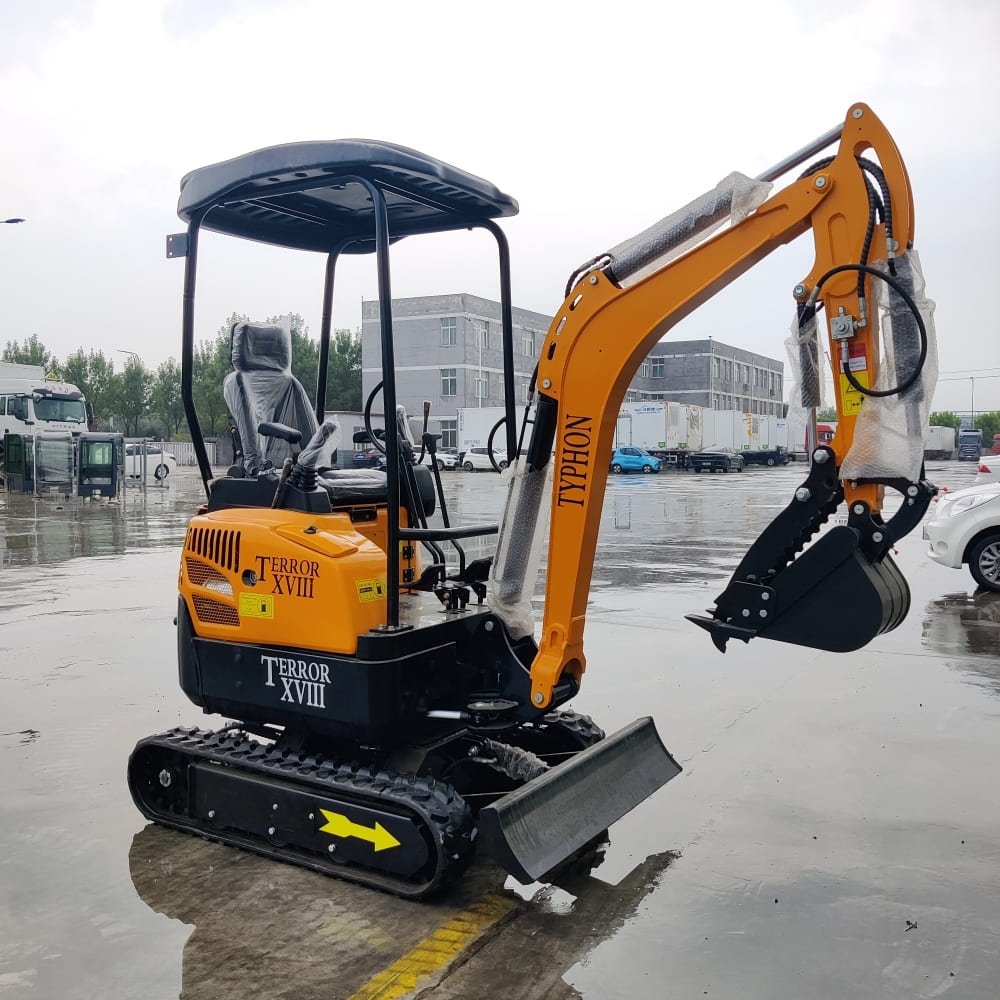 Top Compact & Mini Excavator Diggers- TYPHON Machinery TYPHON TERROR XVIII Mini Excavator – 4000lbs EPA Certified USA KUBOTA D902 engine - Image 19
