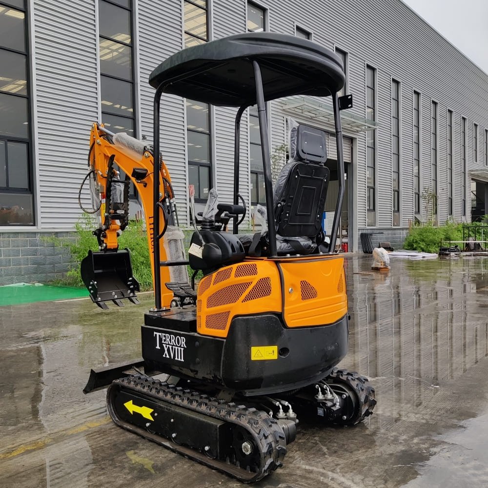 Top Compact & Mini Excavator Diggers- TYPHON Machinery TYPHON TERROR XVIII Mini Excavator – 4000lbs EPA Certified USA KUBOTA D902 engine - Image 21