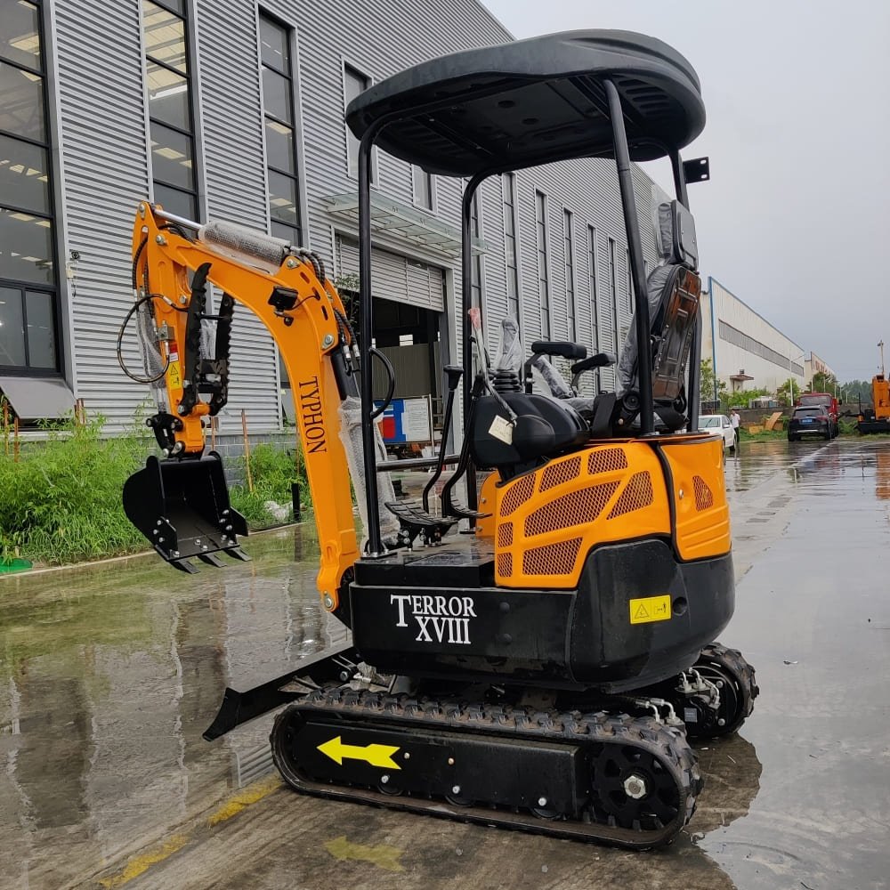 Top Compact & Mini Excavator Diggers- TYPHON Machinery TYPHON TERROR XVIII Mini Excavator – 4000lbs EPA Certified USA KUBOTA D902 engine - Image 22