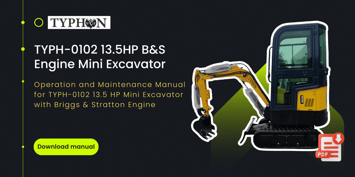 Top Compact & Mini Excavator Diggers- TYPHON Machinery Top Compact & Mini Excavator Diggers- TYPHON Machinery