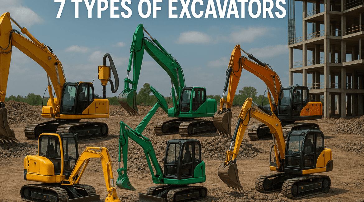 7 Types of Excavators
