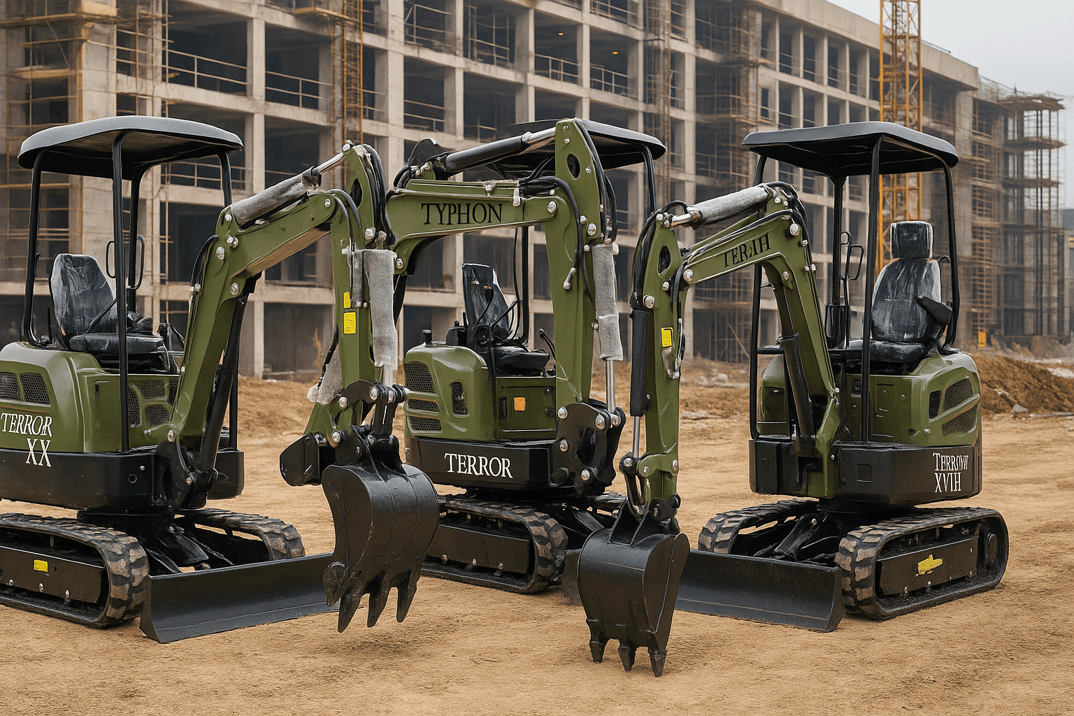 Mini excavators