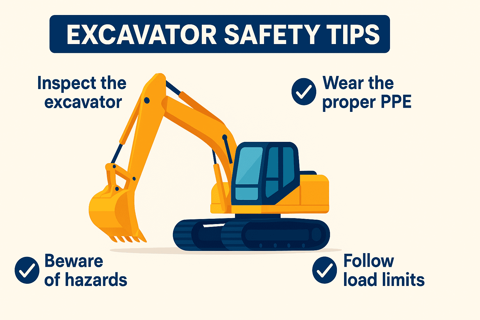 Typhon safety tips-miniexcavagtors