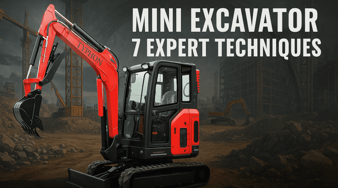 Mini Excavator 7 Expert Techniques