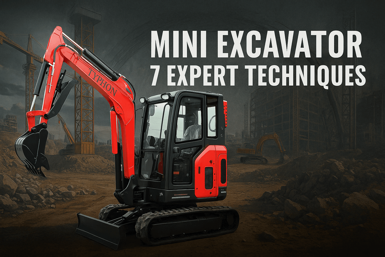 Mini Excavator 7 Expert Techniques