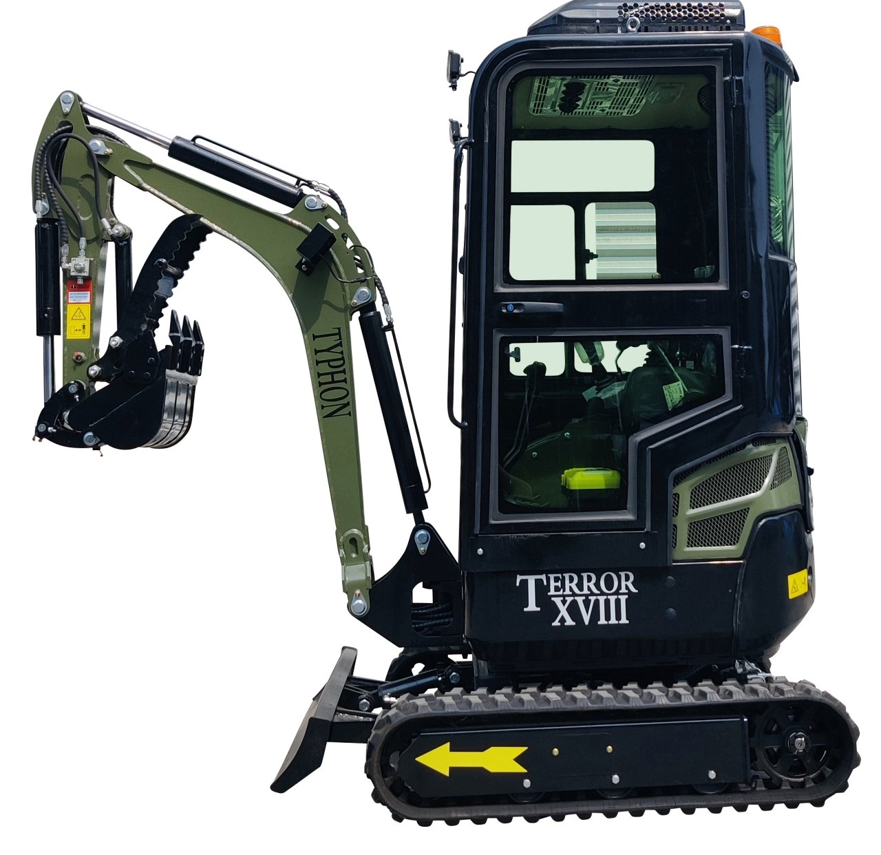 Top Compact & Mini Excavator Diggers- TYPHON Machinery TYPHON TERROR XVIII Prestige 2 Ton Mini Excavator