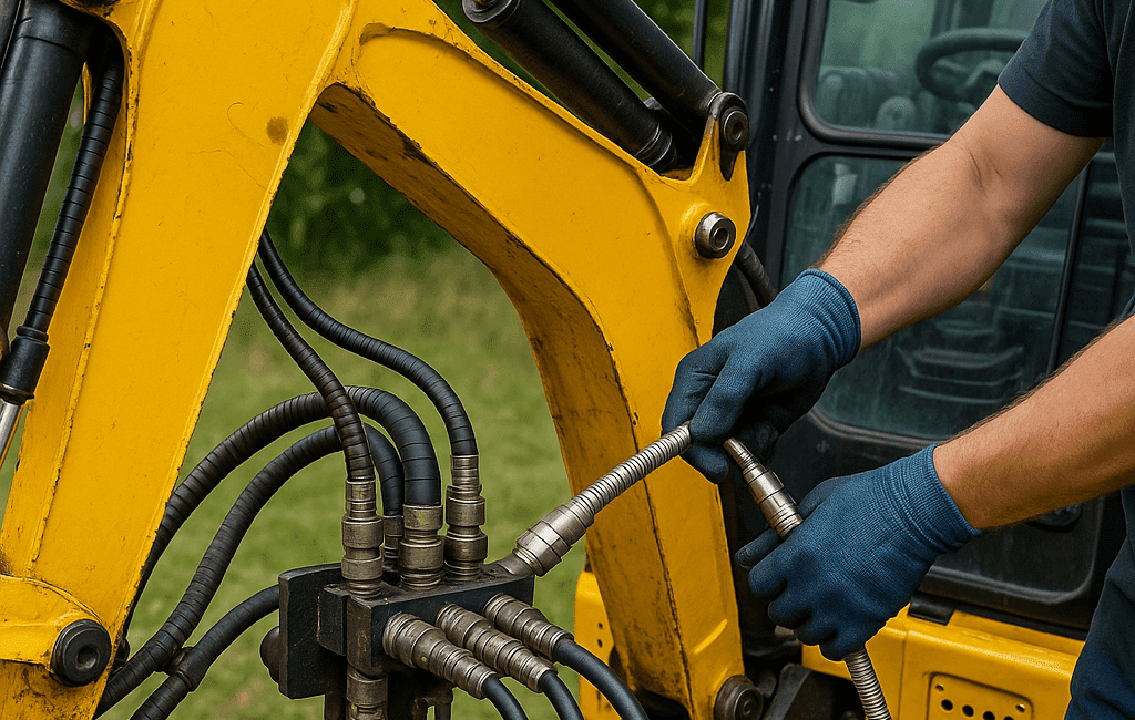 Hydraulic System of a Mini Excavator