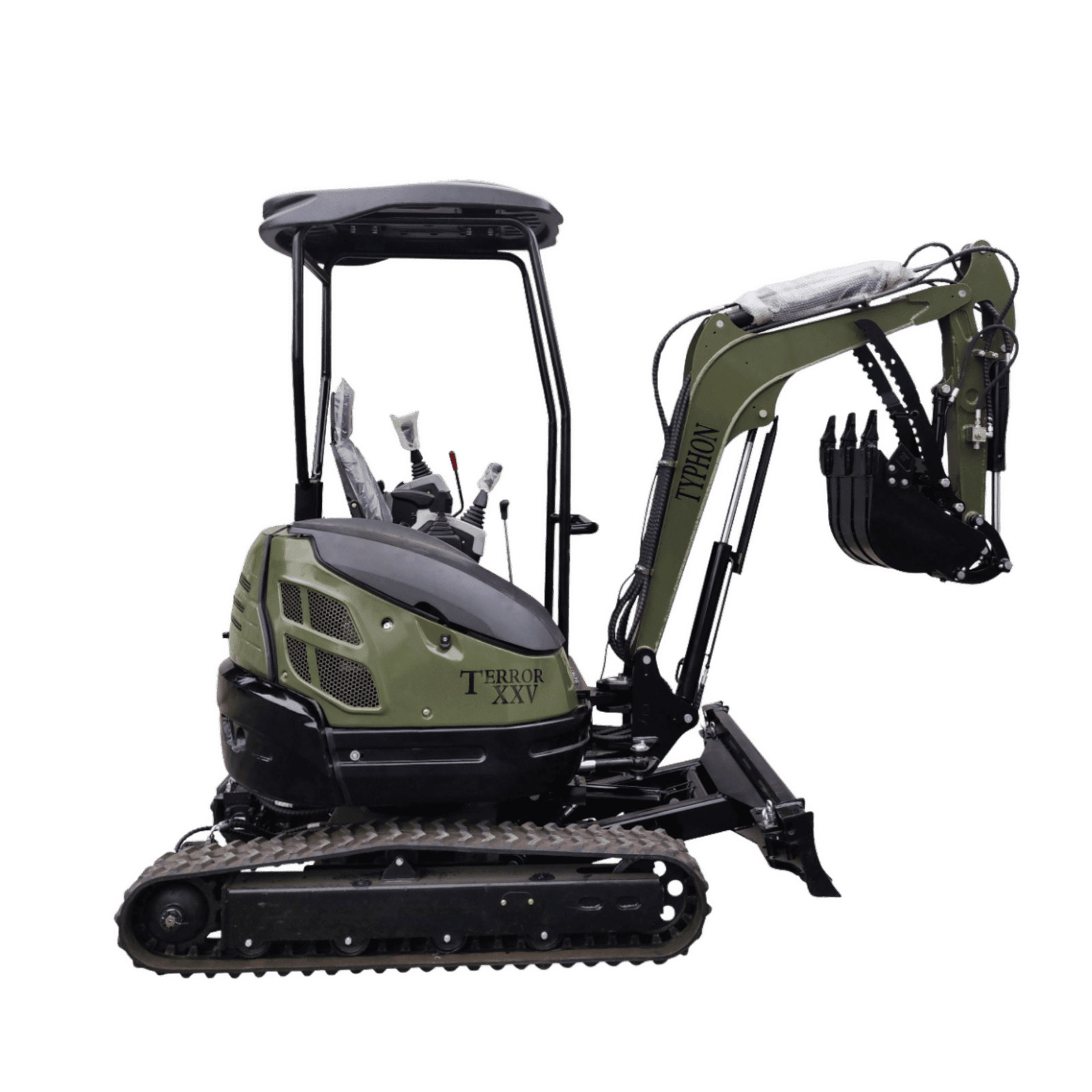Top Compact & Mini Excavator Diggers- TYPHON Machinery TYPHON TERROR XXV Prestige 2.5 Ton Mini Excavator