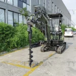 Auger Attachment For 2-3 ton Mini Excavator