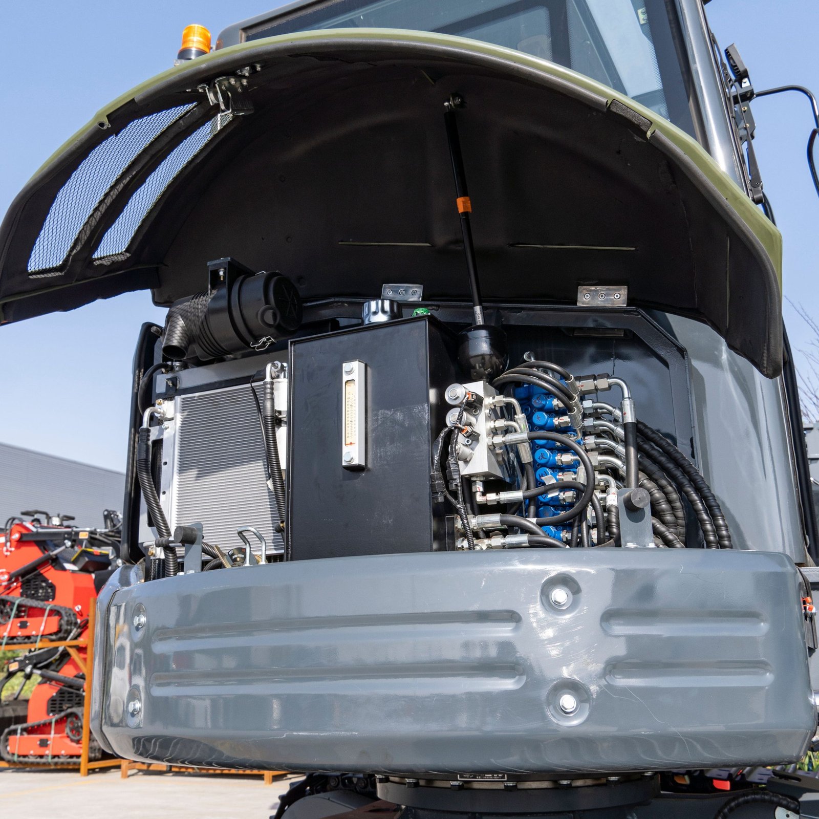 Top Compact & Mini Excavator Diggers- TYPHON Machinery TYPHON KUVUO 4.0 four ton cabin mini excavator