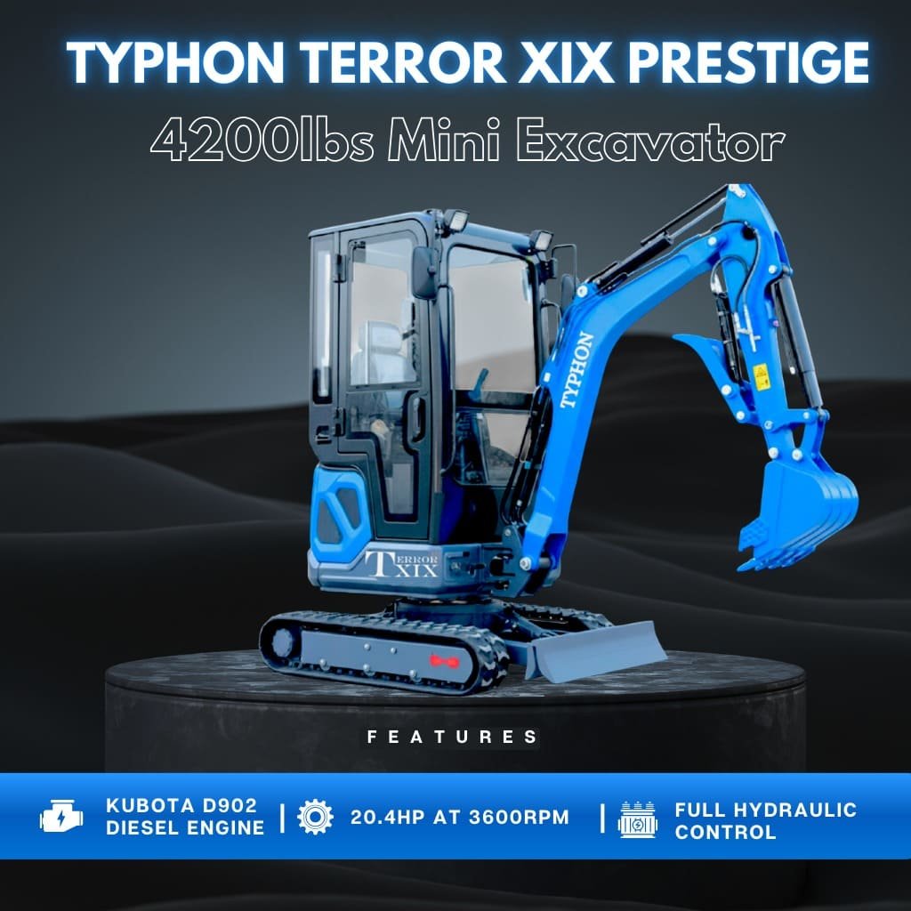Typhon Blue Series Mini Excavator