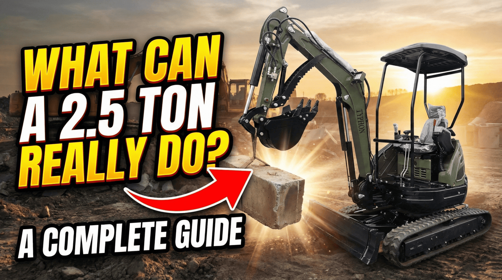 2.5 Ton Mini Excavator
