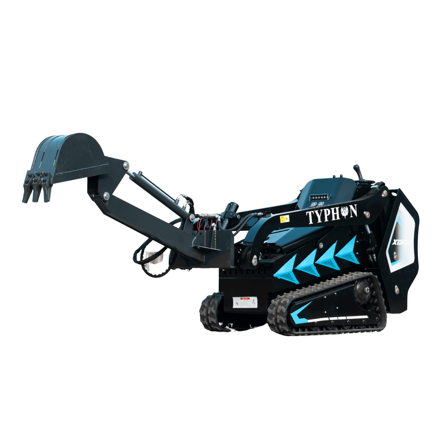 Top Compact & Mini Excavator Diggers- TYPHON Machinery TYPHON Digger Attachment for Mini Skid Steer STOMP X1300 & STOMP 509 - Image 2