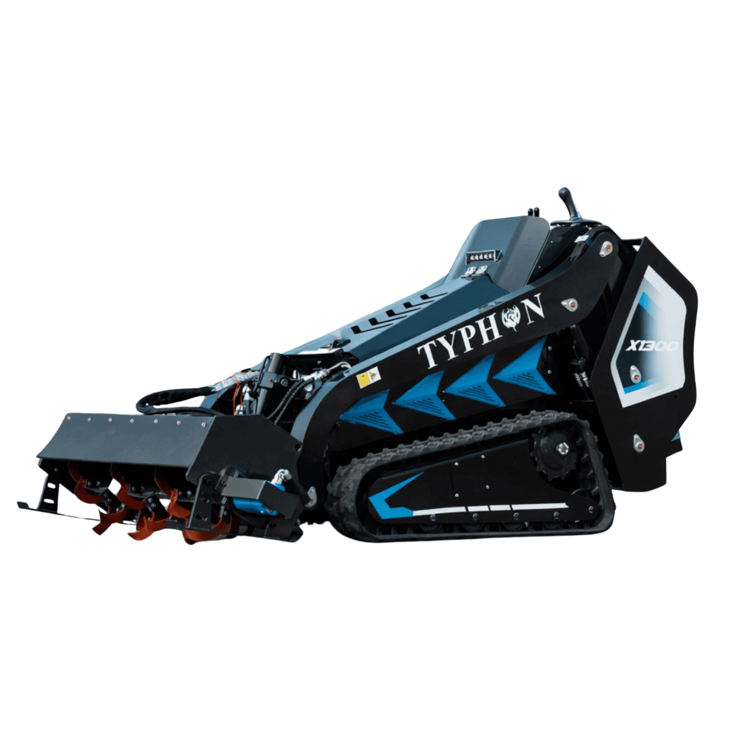 Top Compact & Mini Excavator Diggers- TYPHON Machinery Rotary Tiller Attachment