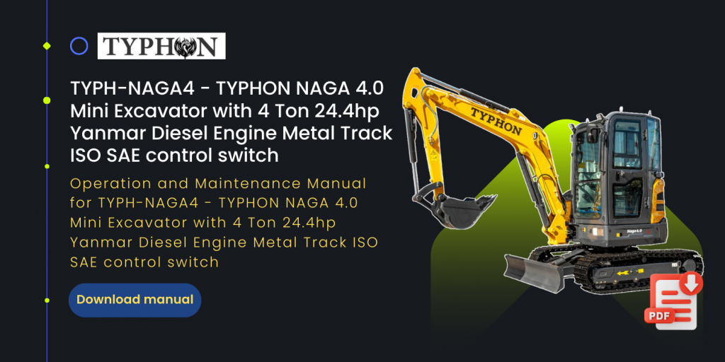 TYPHON NAGA 4.0 Mini Excavator