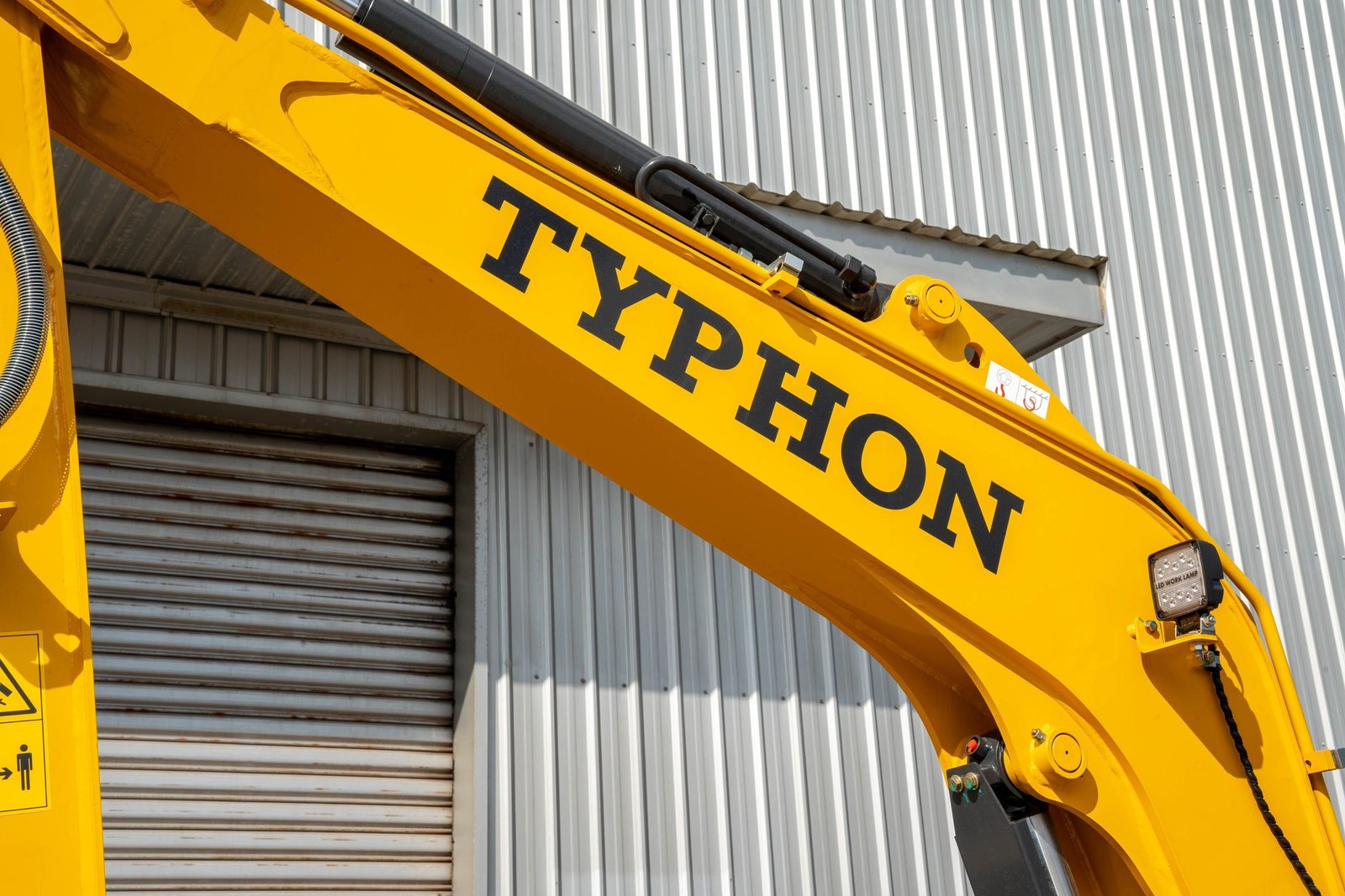 Top Compact & Mini Excavator Diggers- TYPHON Machinery TYPHON NAGA 4.0 Mini Excavator w 4 Ton 24.4hp Yanmar Diesel Engine Metal Track ISO SAE control switch, AC Heater Cabin, 2 Travel Speed - Image 19
