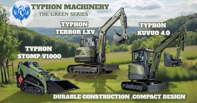 TYPHON Green Series compact machinery launch