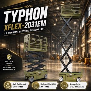 TYPHON xFLEX 2031EM 1.2 Ton Electric Mini Scissor Lift