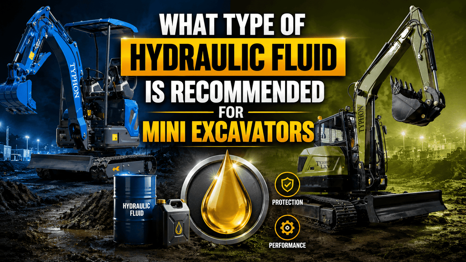 Type of Hydraulic Fluid Is Recommended for Mini Excavators