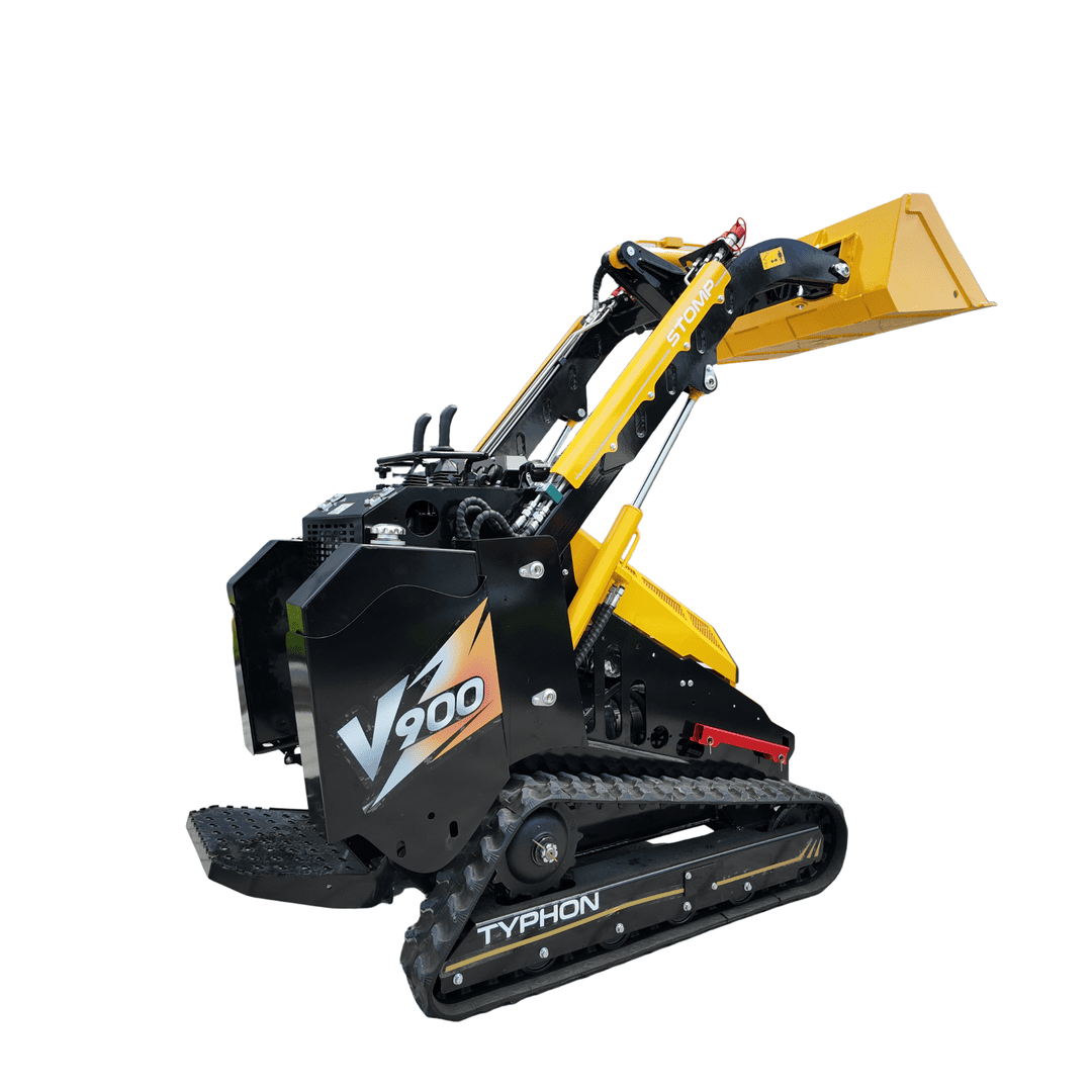 Top Compact & Mini Excavator Diggers- TYPHON Machinery Brand New TYPHON STOMP V900 1.4 Ton Compact Track Loader with 25HP Kubota Diesel Engine 1,102 lb Max Load - Image 23