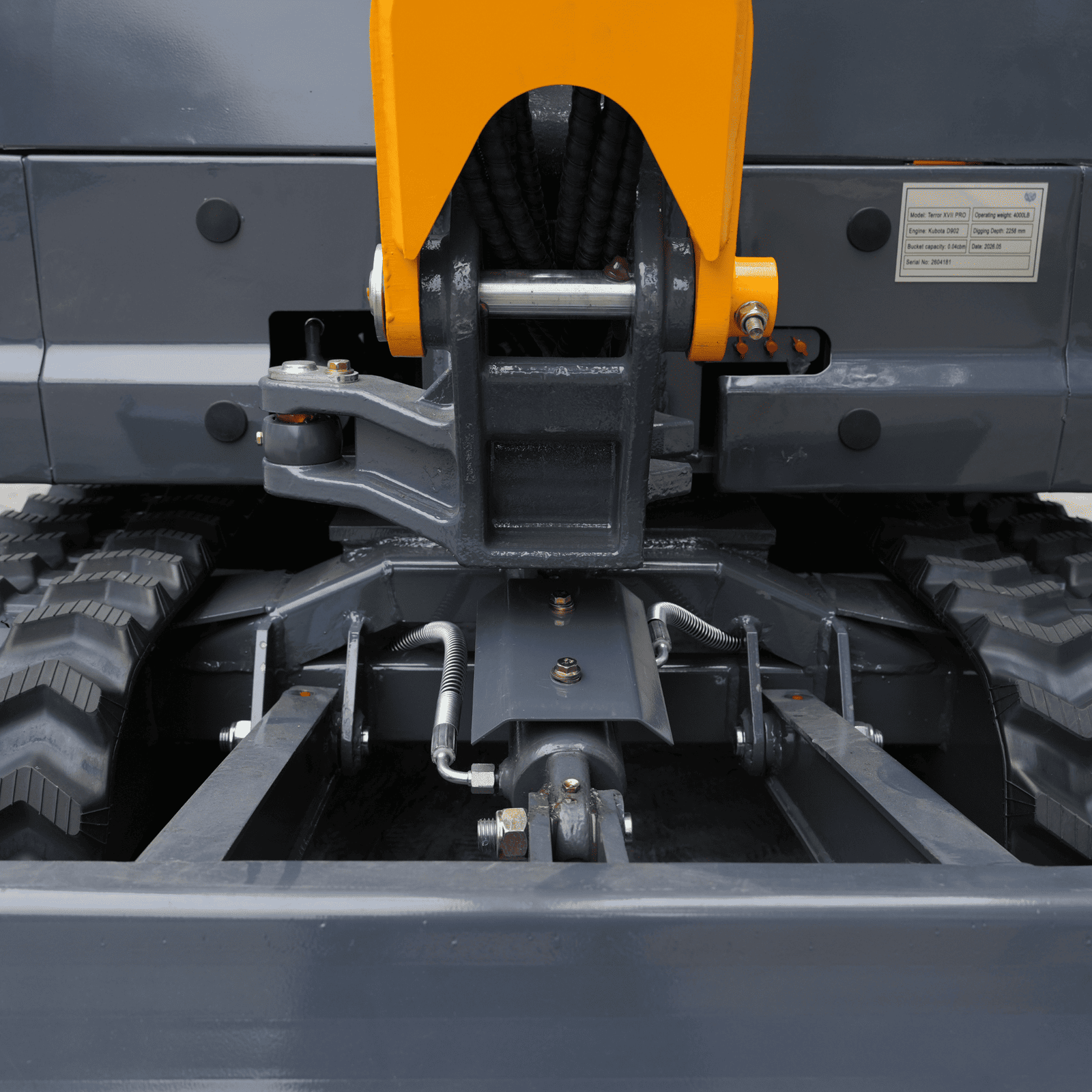 Top Compact & Mini Excavator Diggers- TYPHON Machinery TYPHON TERROR XVII PRO Prestige Edition Mini Excavator 4000LB Kubota D902 Diesel, Enclosed Cab with AC/Heat, Hydraulic Thumb - Image 20